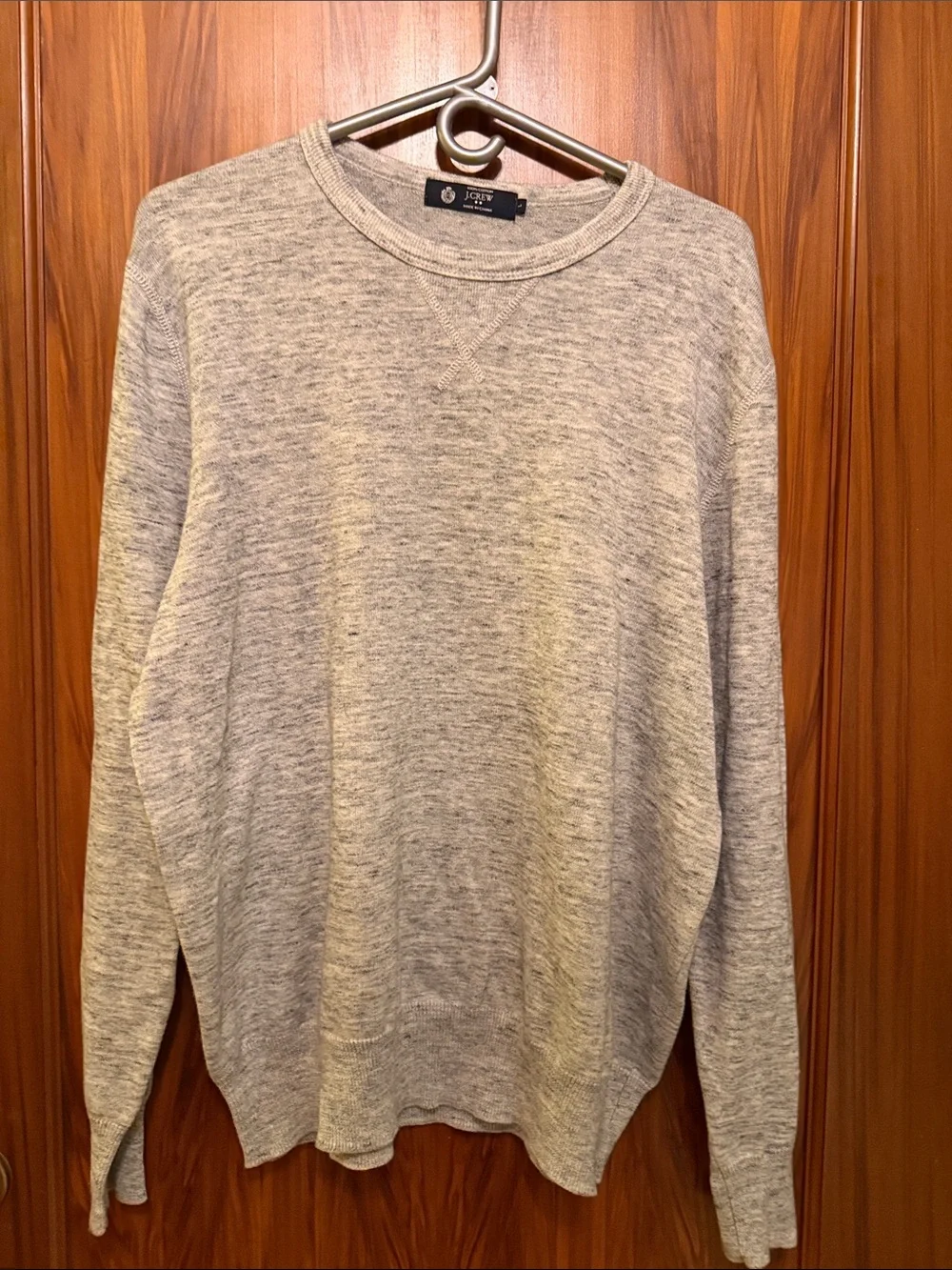 J. Crew Men’s Crewneck Sweater in Heather Gray size large